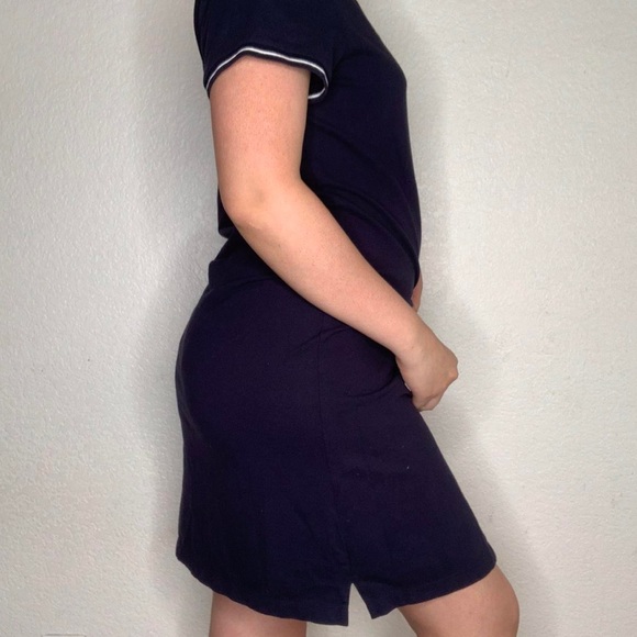 y2k tommy hilfiger navy blue dress - Picture 2 of 3